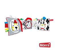 Hencz Toys Livre textile avec miroir - Animaux