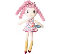 Hencz Toys Poupée en chiffon doux LAURA avec des cheveux roses