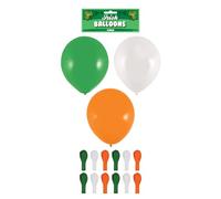 Hendbrandt - Pack de 15 Ballons - Drapeau Irlandais - Idéal Décoration St Patrick