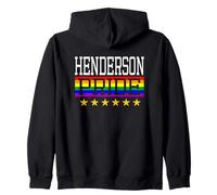Henderson Pride Nevada Drapeau Arc-en-Ciel Gay Lesbienne Queer LGBT Sweat à Capuche