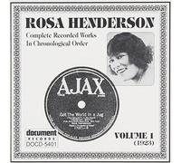 Henderson, Rosa - Complete Recorded Works 1