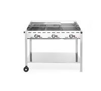 HENDI 149591 Barbecue Green Fire avec 3 brûleurs