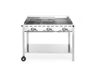 HENDI 149591 Barbecue Green Fire avec 3 brûleurs