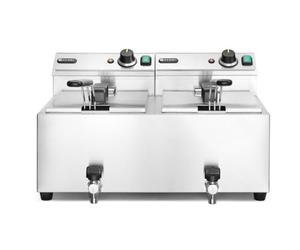 HENDI 209301 Friteuse Mastercook avec robinet de vidange