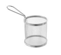 Hendi Panier à frites miniature 426449 – Acier inoxydable Ø90 mm H90 mm