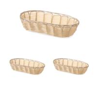 HENDI 426708 Corbeille à pain - ovale (Lot de 3)