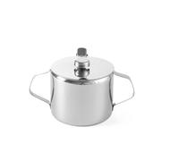 Hendi Sucrier 452103 en acier inoxydable avec couvercle Ø85 mm 300 ml