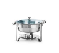 HENDI Chafing Dish rund Chromstahl 4 L Economique