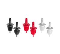 HENDI 599440 Bar Up Freeflow Lot de 120 becs verseurs Noir/blanc/rouge
