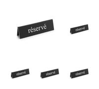 HENDI 663486 Chevalet de Table Réservé (Lot de 5)