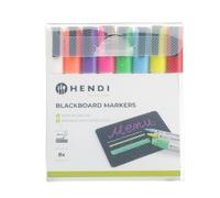 Hendi Feutres à craie 664278 – 3 mm – Lot 8 couleurs assorties