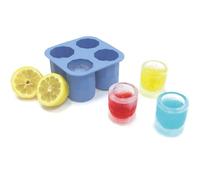 Bac à glaçons BarUp, verre à shot, bleu, 122x122x(H)60mm