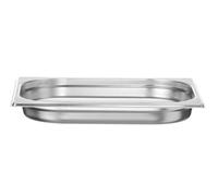 HENDI Bac Gastronorm GN 1/2, Budget Line, résistance thermique -40 °C à 250 °C, compatible four et bain-marie, 2L, 325x265x(H) 40mm, acier inoxydable