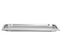 HENDI Bac Gastronorme, GN 1/1, résistance thermique -40 °C à 300 °C, utilisable dans des fours à convection, des réfrigérateurs, des bain-maries, des chafing dishes, 2.5L, 530x325x(H)20mm, inox