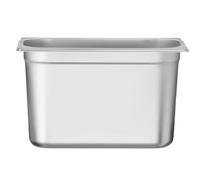 HENDI Bac Gastronorme, GN 1/3, résistance thermique -40 °C à 300 °C, utilisable dans des fours à convection, des réfrigérateurs, des bain-maries, des chafing dishes, 7.8L, 325x176x(H)200mm, inox