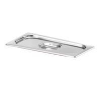HENDI Bac Gastronorme, GN 1/3, résistance thermique -40 °C à 300 °C, utilisable dans des fours à convection, des réfrigérateurs, des bain-maries, des chafing dishes, 7.8L, 325x176x(H)200mm, inox