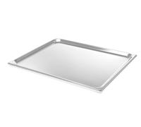 HENDI Bac Gastronorme, GN 2/1, résistance thermique -40 °C à 300 °C, utilisable dans des fours à convection, des réfrigérateurs, des bain-maries, des chafing dishes, 11L, 650x530x(H)40mm, inox 18/10