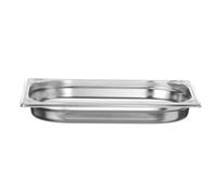 HENDI Bac Gastronorme, GN 1/2, résistance thermique -40 °C à 300 °C, utilisable dans des fours à convection, des réfrigérateurs, des bain-maries, des chafing dishes, 2L, 325x265x(H)40mm, inox