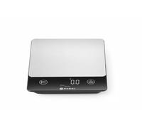 HENDI Balance de cuisine numérique, écran digital LED et tactile, max. 10 kg, rechargeable et IP67 résistant à l'eau et à la poussière, 160x210x(h)19 mm, ABS, acier inoxydable