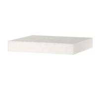 HENDI Billot en polyéthylène haute densité, sans piètement, bloc planche à découper, grand bloc de boucher, bloc de cuisine solide pour couper la viande, le fromage, le poisson, 500x400x(H)80mm, blanc