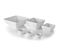 HENDI Bol carré, blanc, 190x190x(H)100mm