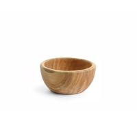 HENDI Bol, pour les snacks, des noix, des raisins secs, des olives, des nachos, des fruits, des trempettes et des sauces, décoratif, cuisine, ø132x(H)65mm, en bois d'olivier