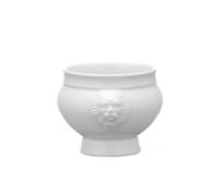 HENDI Bol, tasse, avec tête de lion, pour petit-déjeuner, soupes, céréales, desserts, fruits, convient au lave-vaisselle et micro-ondes, 0.125L, ø90x(H) 60mm, léger, porcelaine blanche