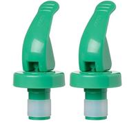 HENDI Bouchon de bouteille avec fermeture hermétique, Set de 3 couleurs, vert, blanc et rouge (Lot de 2)