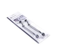 HENDI Brosse de nettoyage pour groupe et porte-filtre de machine à café, avec protection anti-éclaboussures et cuillère doseuse 3 ml, lot de 2 pièces, (L) 225mm, polyamide