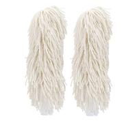 HENDI Brosses de rechange pour la machine électrique à polir et à essuyer les verres de HENDI, 2 brosses rotatives en microfibre pour le polissage, 205x55mm