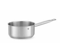 HENDI Casserole/Poêlon de Cuisine sans Couvercle, avec Fond à Induction Continu, Compatible Tous Feux et Lave-vaisselle, Manche Reste Froid, 2L, ø200x(H)95mm, Acier Inoxydable