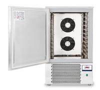 HENDI Cellule de Refroidissement et de Surgélation Rapide Arktic 10 x GN 1/1, Réfrigérateur et Congélateur Professionnel, Température -40°C à +10°C, 230V/1180W, 790x900x(H) 1535mm, Inox