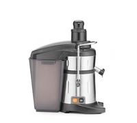 HENDI Centrifuge - extracteur de jus,idéal pour les fruits mous et durs et légumes, vitesse de rotation: 3000 tr/min, 490x280x510mm, Inox