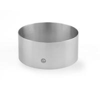 HENDI Cercle de dressage rond, pour moulage et presentation des aliments, ⌀100x(H)45mm, acier inoxydable