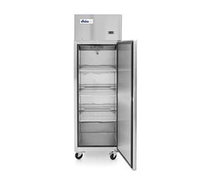 HENDI Congélateur vertical Arktic, refroidissement ventilé, dégivrage automatique, commande électronique limatique 4, 410L, -22 à -17 °C, 230V, 600W, 600x730x(H)1950mm, acier inoxydable