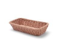 HENDI Corbeille à pain GN 1/3, porte pain, corbeille à fruits, panier rangement, panier a pain, panier, présentoir pour pain, fruits et légumes, 325x176x(H)65mm, polypropylène