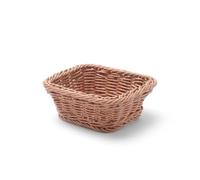 HENDI Corbeille à pain GN 1/6, porte pain, corbeille à fruits, panier rangement, panier a pain, panier, présentoir pour pain, fruits et légumes, 176x162x(H)65mm, polypropylène