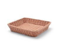 HENDI Corbeille à pain GN 2/3, porte pain, corbeille à fruits, panier rangement, panier a pain, panier, présentoir pour pain, fruits et légumes, 325x354x(H)65mm, polypropylène