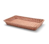 HENDI Corbeille à pain GN 1/1, porte pain, corbeille à fruits, panier rangement, panier a pain, panier, présentoir pour pain, fruits et légumes, 530x325x(H) 65mm, polypropylène