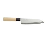 HENDI Couteau de type japonais Santoku, bois clair, (L)290mm