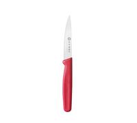 Hendi Couteau éplucheur bec d'oiseau inox, lame pointue, manche polypropylène rouge 192x20x10mm