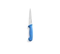 HENDI Couteau filet de sole,extra tranchant, HACCP, couteau à viande, couteau à découper, longueur de lame : 150mm, 300x40x(H)22mm, acier inoxydable, polypropylène, bleu