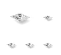 HENDI Couvercle Gastronome, Acier Inoxydable, GN 1/6 (Lot de 5)