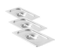 HENDI Couvercle Gastronome, Silver, GN 1/4 (Lot de 3)