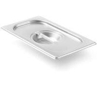 HENDI Couvercle Gastronome, Silver, GN 1/4 (Lot de 5)