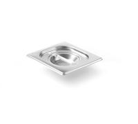 Hendi Couvercle GN 1/6 - Acier inoxydable 176x162 mm, ép.0,7 mm, -40 à 250°C