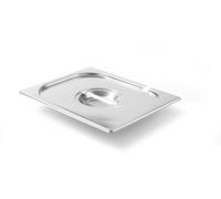 Hendi Couvercle Gastronorm GN 1/2 Kitchen Line - encoche pour louche, inox 325x265 mm, -40° à 250°