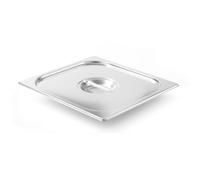 HENDI Couvercle Gastronorm GN 2/3, Kitchen Line, résistance thermique -40 °C à 250 °C, 354x325mm, épaisseur 0,7mm, acier inoxydable