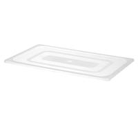 HENDI Couvercle GN 1/1, en polypropylène, convient uniquement aux bacs GN en polypropylène de HENDI, résistance thermique: -40 à 80 °C, lavable au lave-vaisselle, transparent