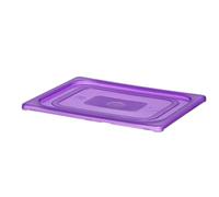 Hendi Couvercle GN 1/2 en polypropylène – résistant -40 à 80 °C, lave-vaisselle, violet